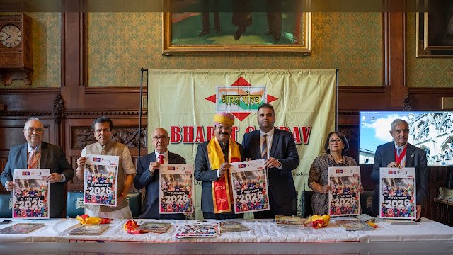 AU Jaipur Marathon 2026 Poster Unveiled at the Iconic House of Commons, London